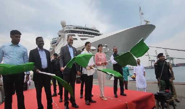 Union Minister Sonowal Flags Off Chennai Sri Lankan First Intl Cruise