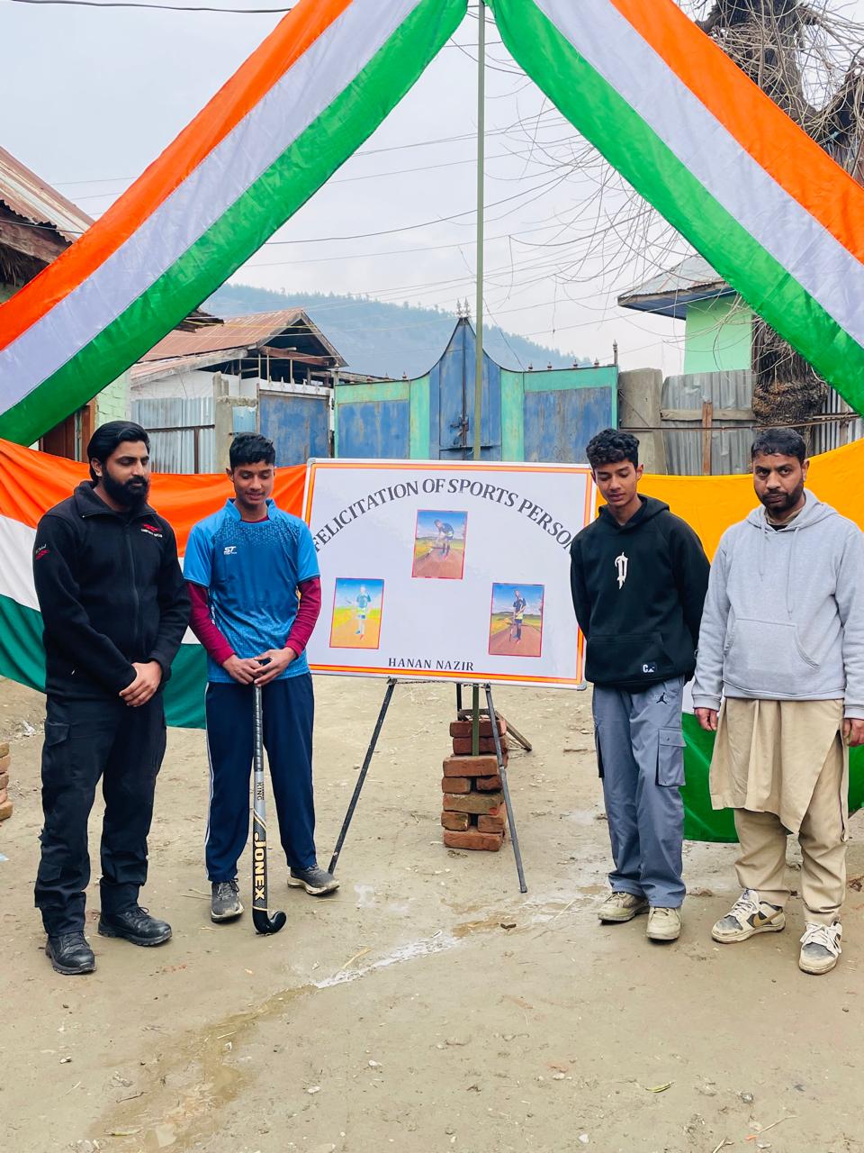 Indian Army Felicitates Kupwara’s Young Hockey Prodigy Hanan Nazir -