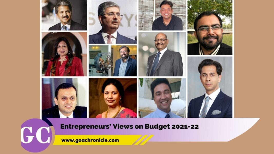 Entrepreneurs’ Views on Budget 2021-22