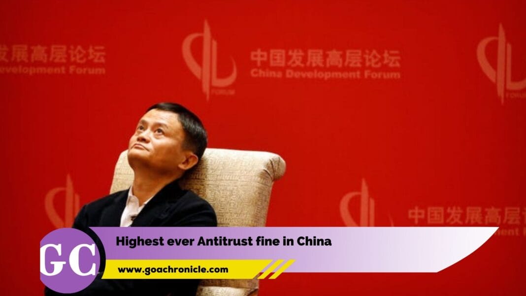 Highest ever Antitrust fine in China
