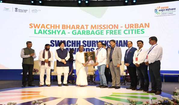 Tripura awarded as cleanest state