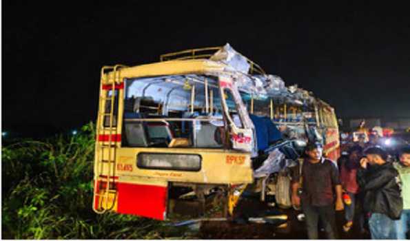 9 dead, 40 injured after tourist bus crashes into KSRTC bus
