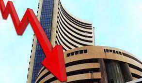Sensex down over 300 points