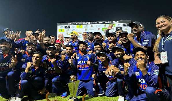 India wins DICC T20 Champions Trophy