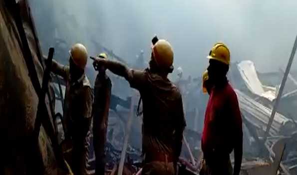 Movie production godown among other vehicles, shops gutted in fire in WB