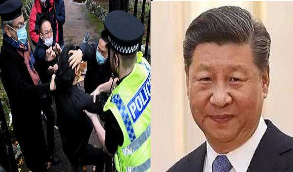 Protesters dragged, beaten up at China’s Manchester consulate