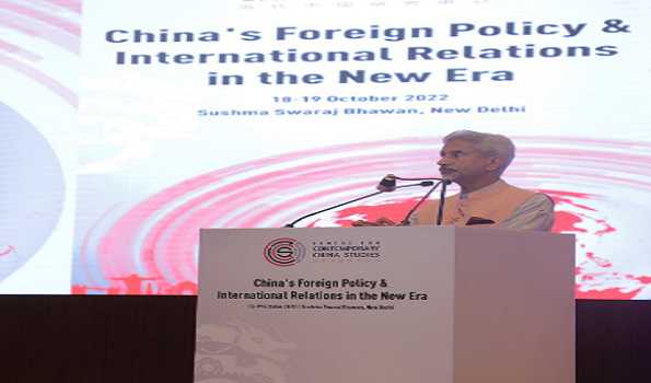 Border peace basis for normal ties with China: EAM