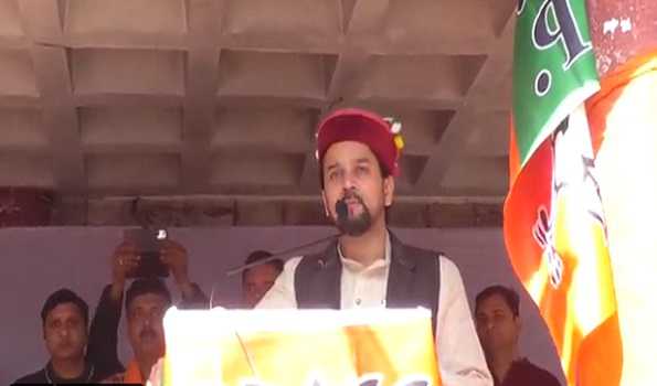 Anurag Thakur exhorts people to vote for BJP for their own welfare