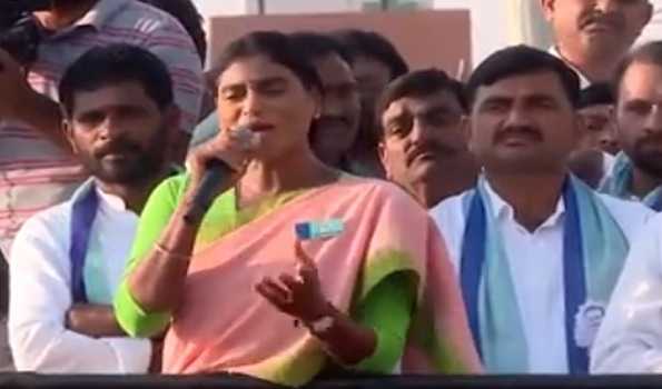 YSRTP Chief writes to Rahul to raise corruption in Kaleshwaram project during yatra