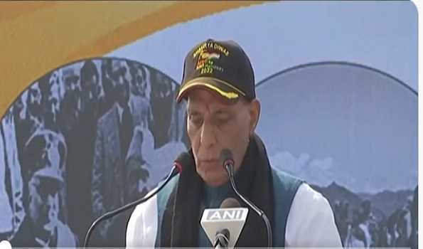 Journey will complete when we take over Gilgit Baltistan: Rajnath in Srinagar