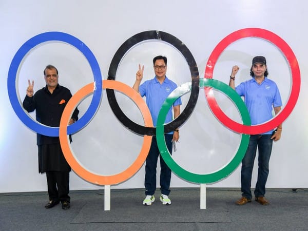 Arriving at the Olympics the Hindustani way!