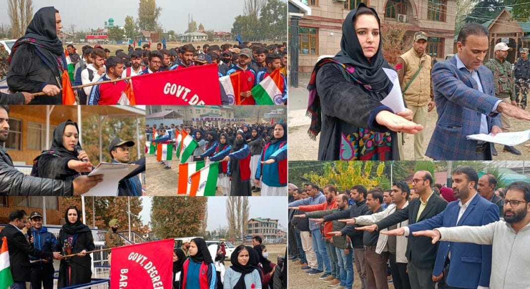 Ekta Diwas Observed with Great Enthusiasm in Baramulla