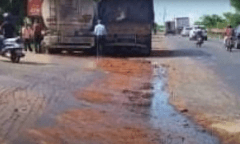 Massive diesel spill from Old Goa up to Kundai side