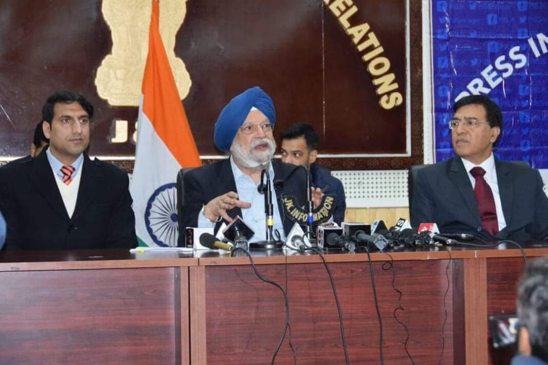 PM’s dream of development in J&K is becoming a reality: Hardeep Singh Puri