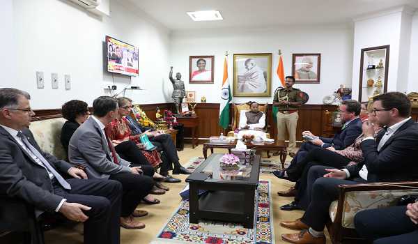 German delegation on a visit to Sikkim: Calls on Governor & CM
