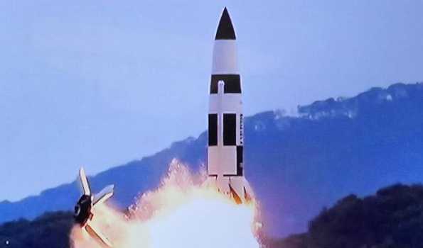 N Korea fires missile across maritime border