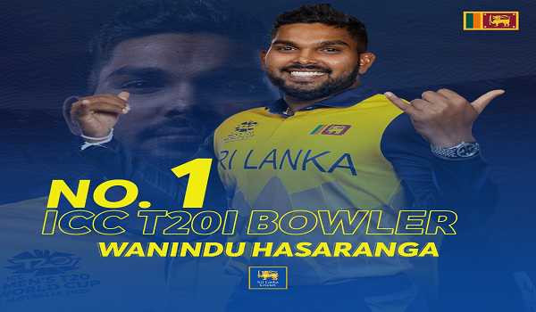 Hasaranga regains top spot in ICC Men’s T20I Player Rankings