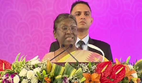 Women SHGs are emancipating India: Murmu