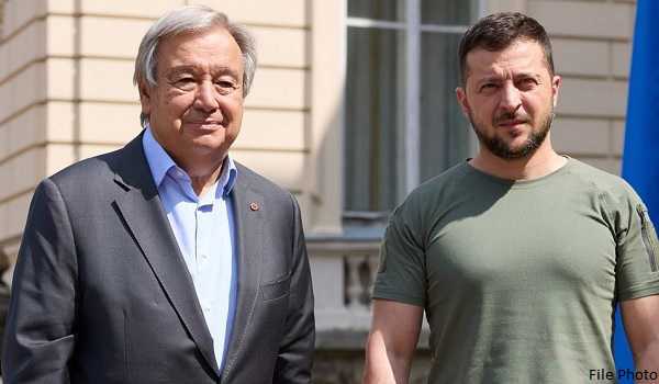 UN, Zelensky discuss Ukraine grain deal