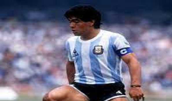 Argentine World Cup team hails Maradona