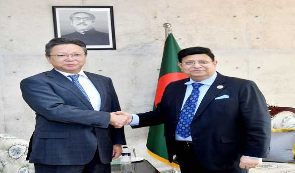 Outgoing Ambassador of China to Bangladesh calls on Foreign Minister Dr Momen