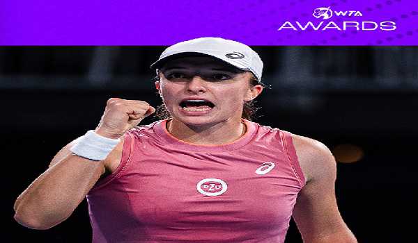Swiatek bags 2022 WTA Player of the Year award