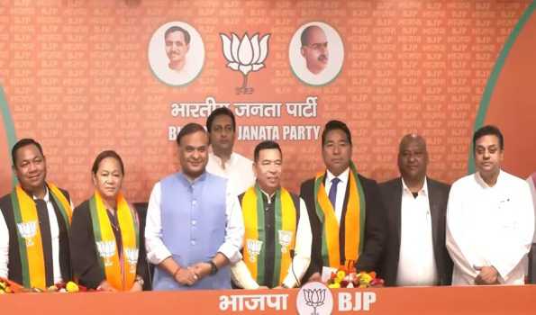 Four MLAs from Meghalaya join BJP