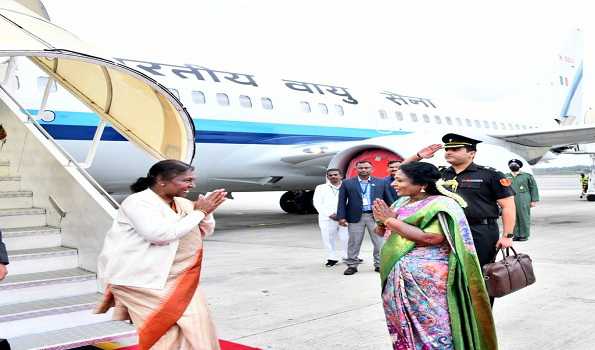 President arrives in Hyderabad for Southern Sojourn