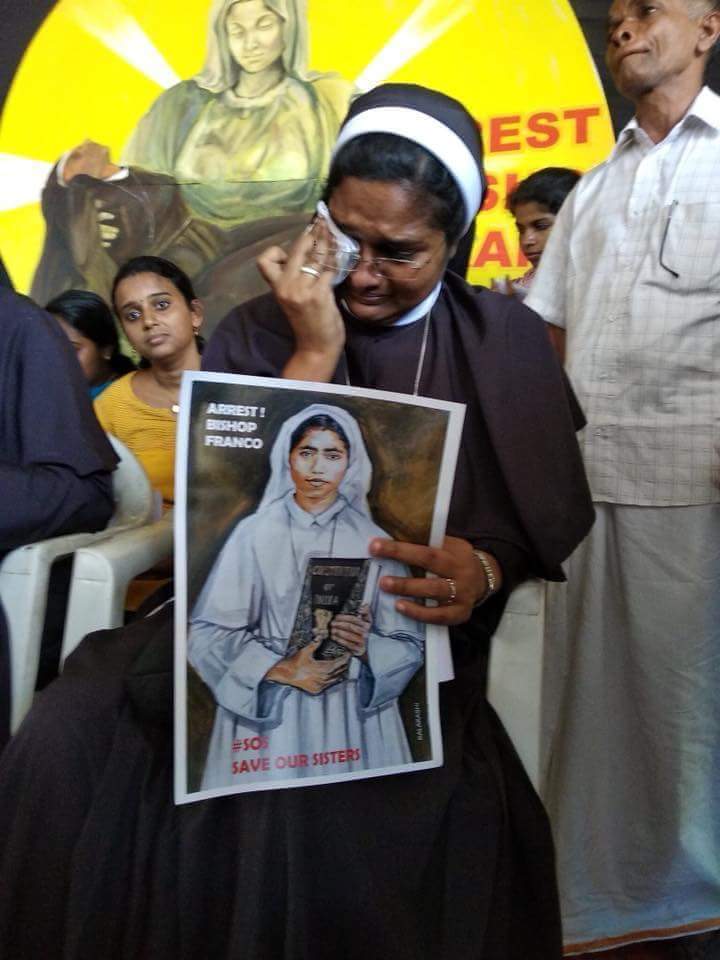 #ArrestBishopFranco: Protesting nuns question Kerala police over failure to file chargesheet