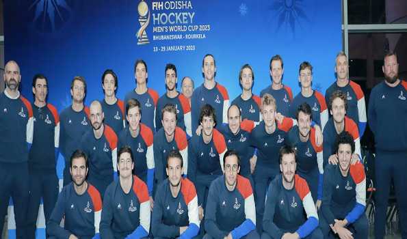 France landed in Odisha with an eye on Hockey Men’s World Cup 2023 Trophy