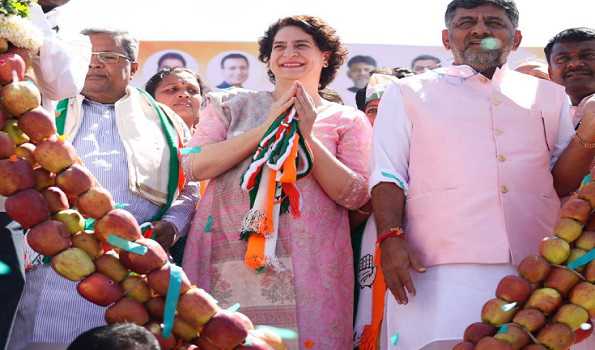 Priyanka Gandhi to address rally in debut visit to Bengaluru