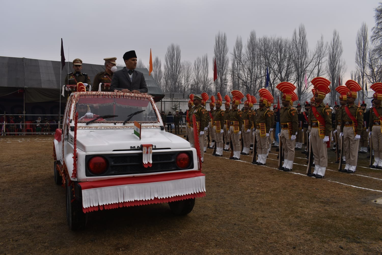 Full Dress Rehearsal for Republic Day Parade-2023 held in Baramulla. -