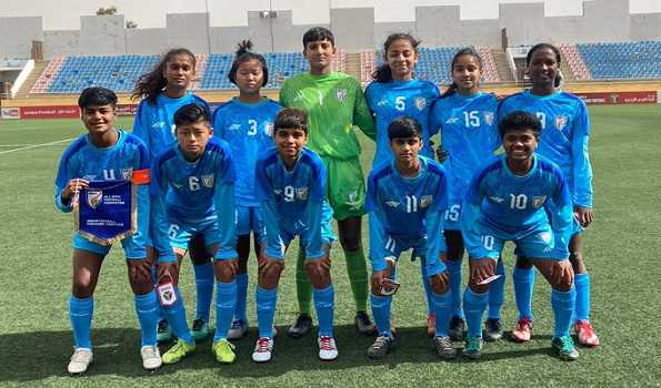 India U-17 Women rout hosts Jordan in friendly match