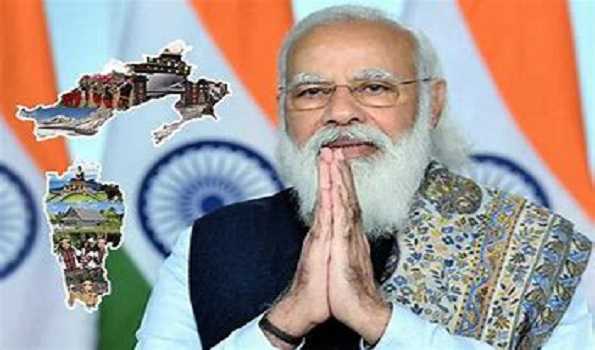 PM Modi greets people of Arunachal Pradesh and Mizoram on their 37th statehood day