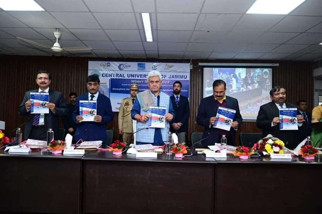 Inaugurated Aerosol Winter School-2023 at Central University.