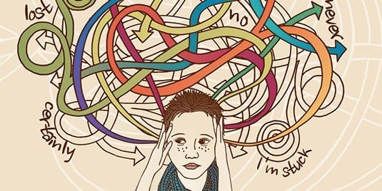 Ruminating is the web of worries, do not think of unsolvable problems, avoid with music