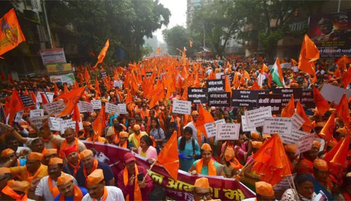 Hindu organizations do power demonstration against love jihad