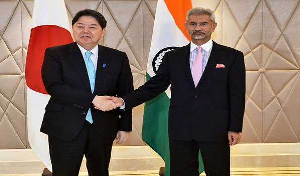 EAM holds bilateral talks with FMs of Japan, Australia, Egypt