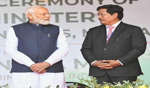 Conrad Sangma sworn in as Meghalaya CM