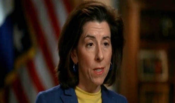 US Secretary of Commerce Gina Raimondo on India visit