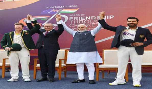 PM Modi, PM Albanese celebrate 75 years of friendship through cricket