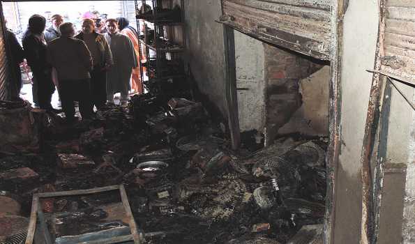 7 shops gutted in Srinagar fire incident