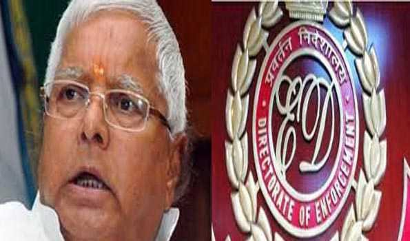 ED raids 15 locations of close associates of Lalu