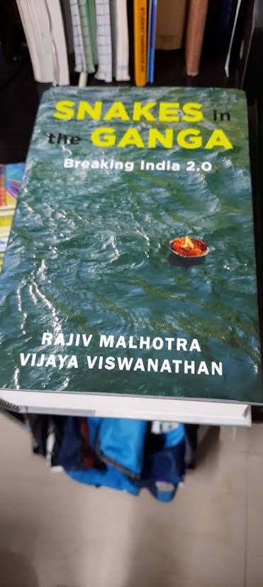 Snakes in the Ganga, author – Rajiv Malhotra & Vijaya Vishwanathan -