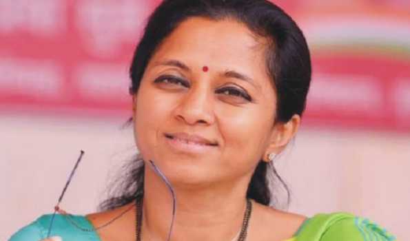 Sule targets Centre and State govt after threat to Raut