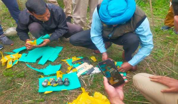 Arms, ammo suspected to be drone dropped recovered by Samba Police