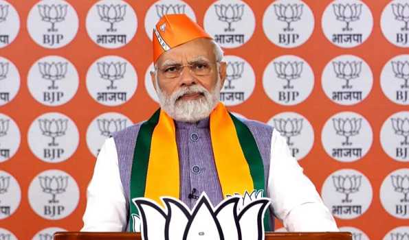 BJP was born from idea of democracy: PM on party’s 44th foundation day