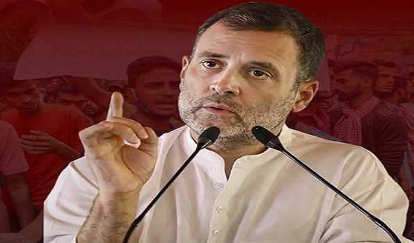 Rahul takes swipe at ex-party leaders; questions govt on Adani