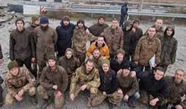 100 Ukrainian captives released in prisoner swap with Russia