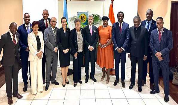EAM co-chairs 4th India-Caricom Ministerial Meeting, holds bilaterals